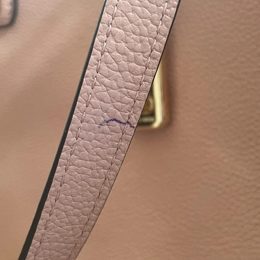 VGC Michael Kors Bag Karson Pastel Pink Leather Large Tote